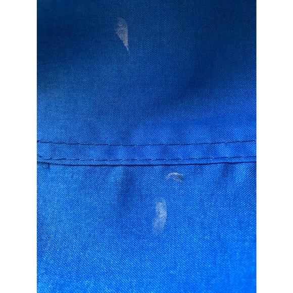 Vintage Garden Holiday Christmas Flag Angel blowing Trumpet Red Gold Blue - Picture 4 of 6